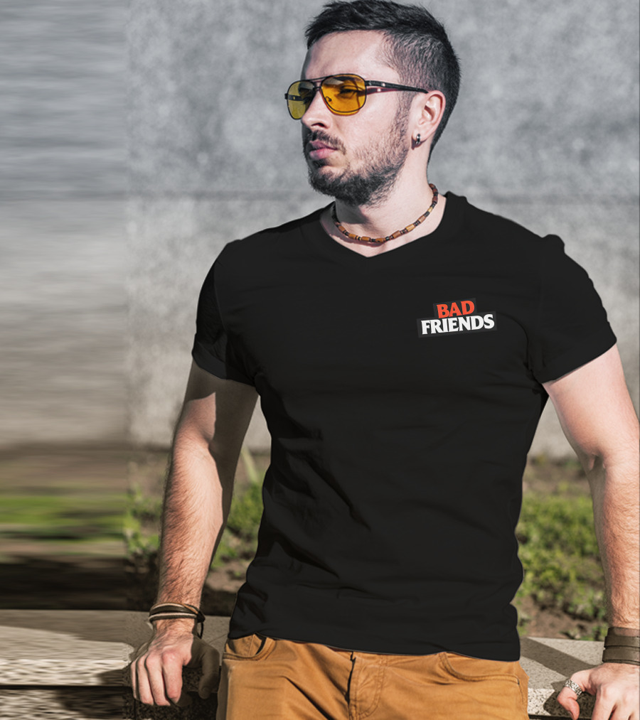 BAD FRIENDS Merch Black T-Shirt