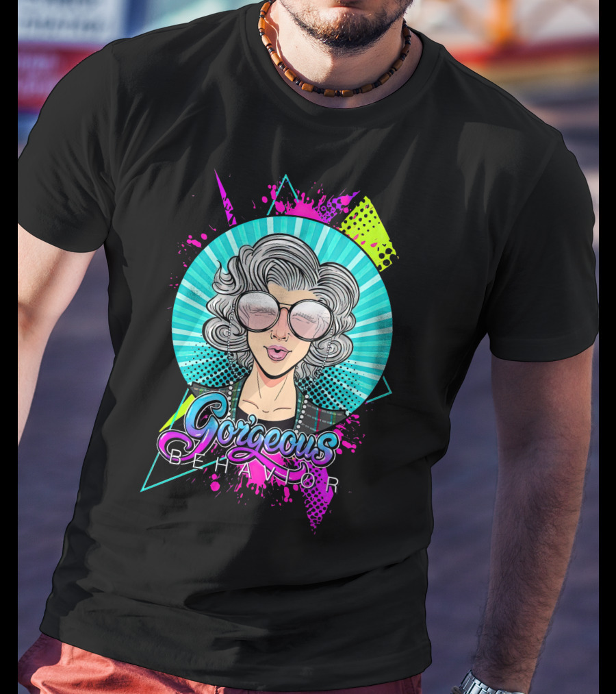 Gorgeous Behavior Granny Merch Vibrant T-Shirt