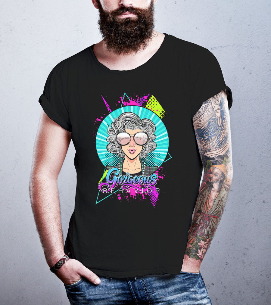Gorgeous Behavior Granny Merch Vibrant T-Shirt