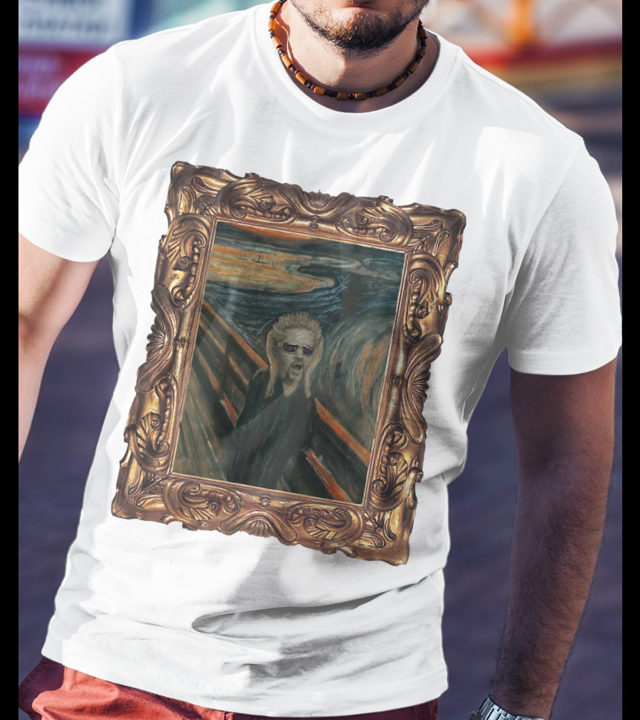 Guy Fieri The Scream Painting T-Shirt