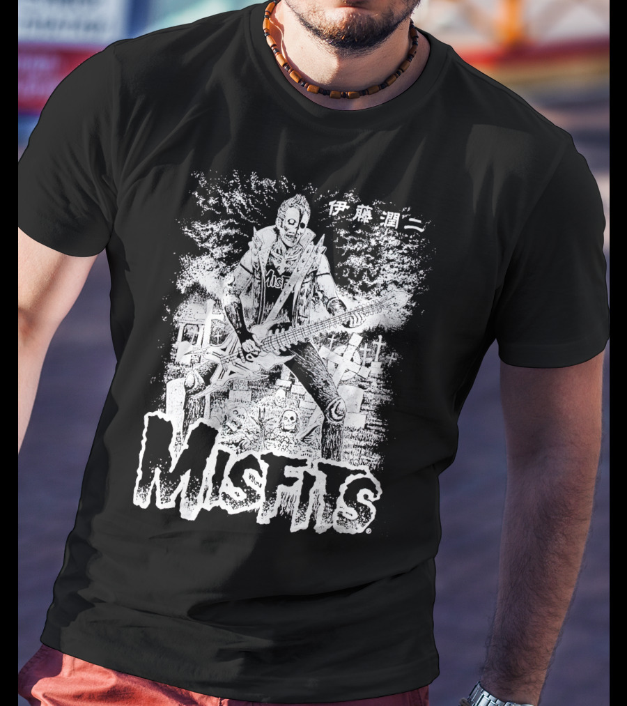 MISFITS Junji Ito Merch Font T-Shirt