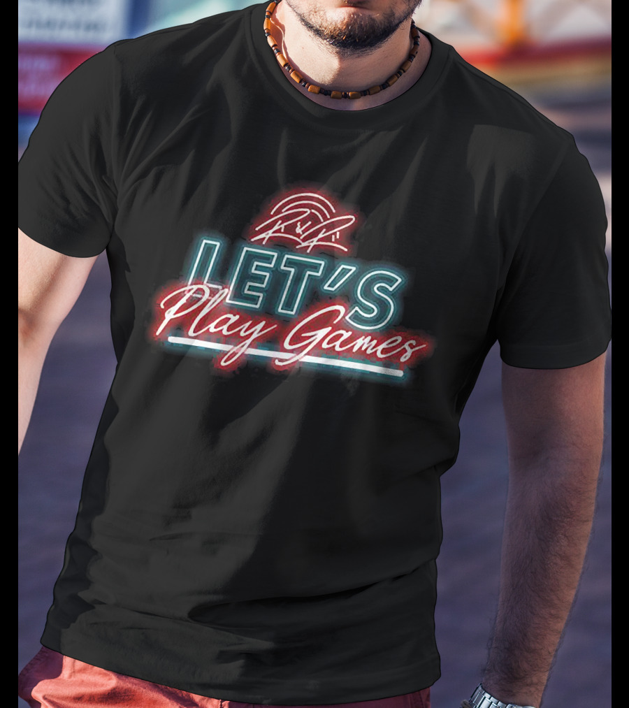 R&R Let's Play Games Neon T-Shirt