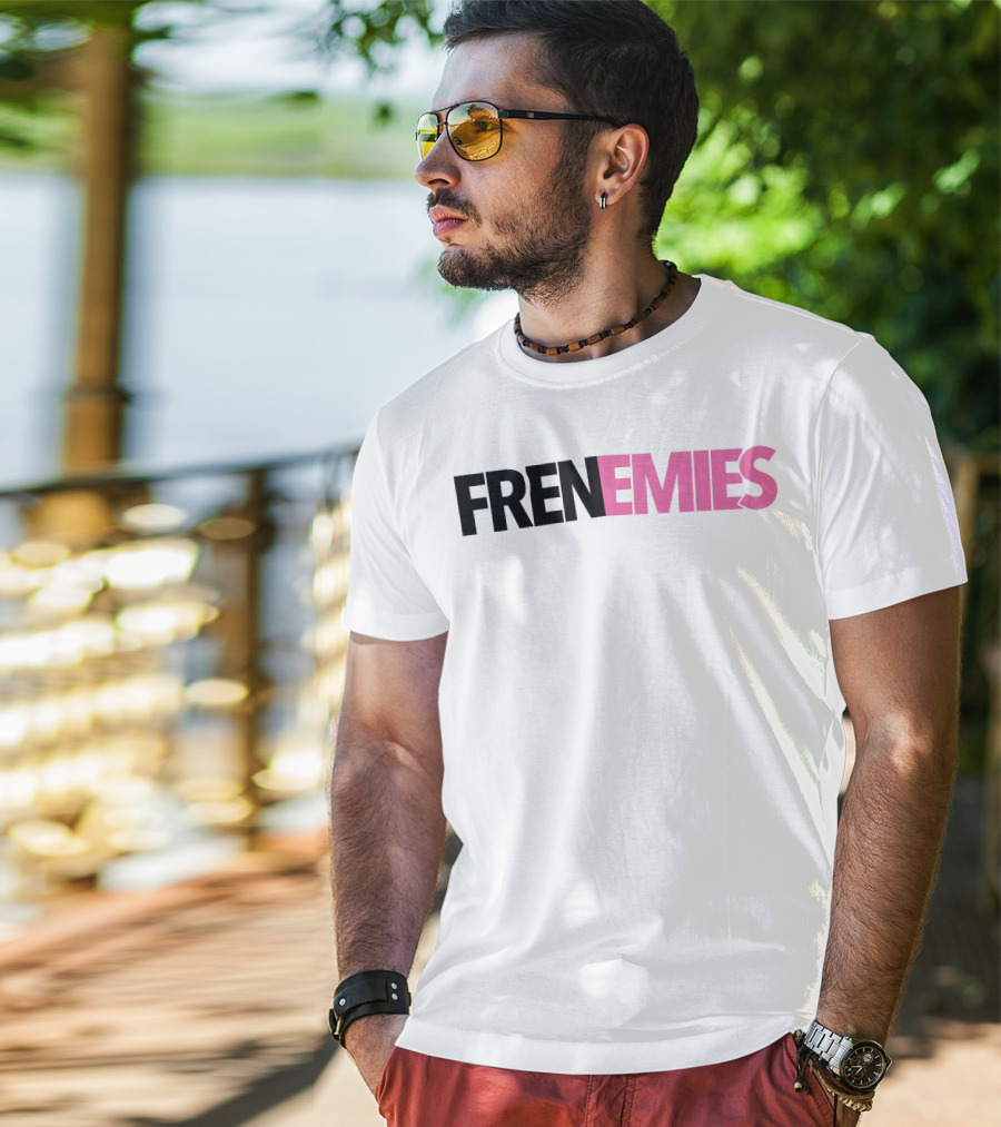 Frenemies Merchandise Logo Bold Pink T-Shirt