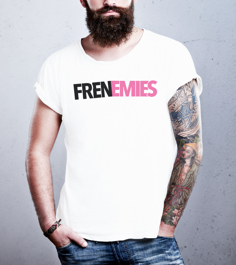 Frenemies Merchandise Logo Bold Pink T-Shirt