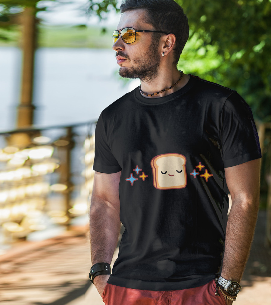 Kyr Speedy Merch Cute Toast With Sparkles T-Shirt