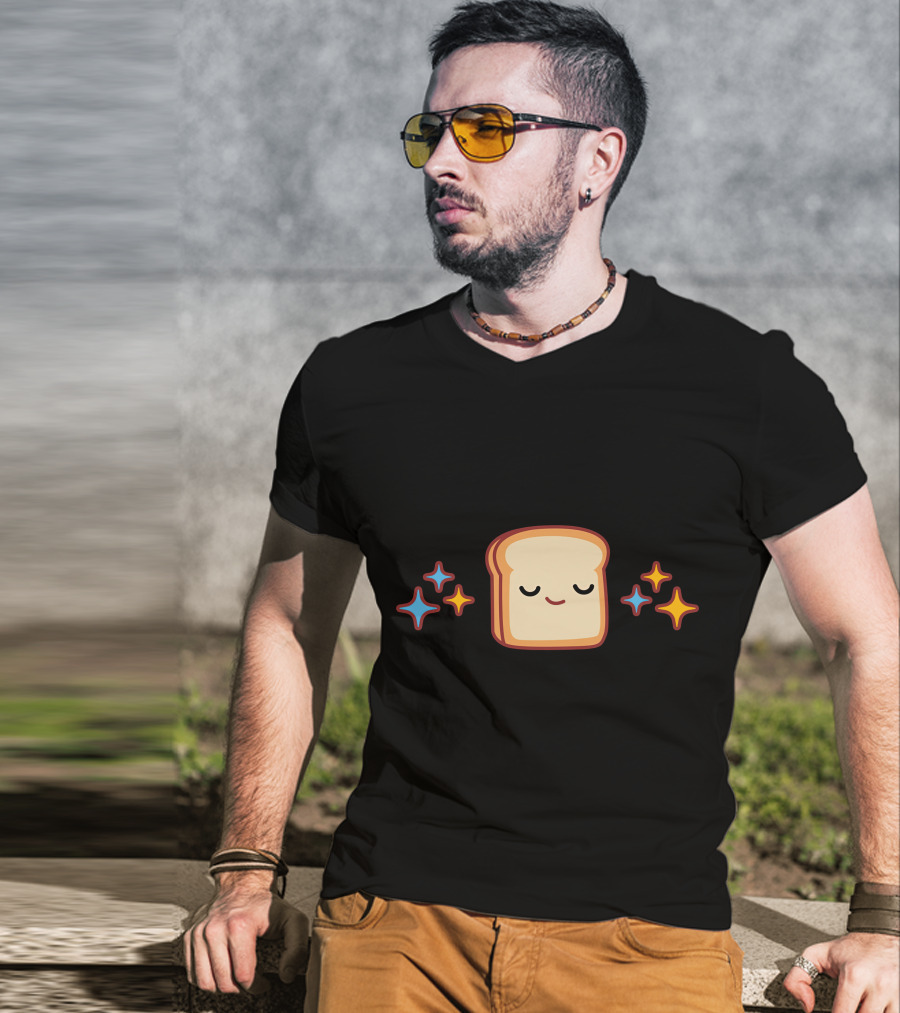 Kyr Speedy Merch Cute Toast With Sparkles T-Shirt
