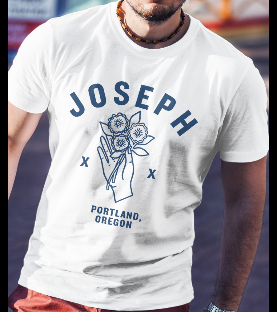 Joseph Portland Oregon Floral Hand T-Shirt
