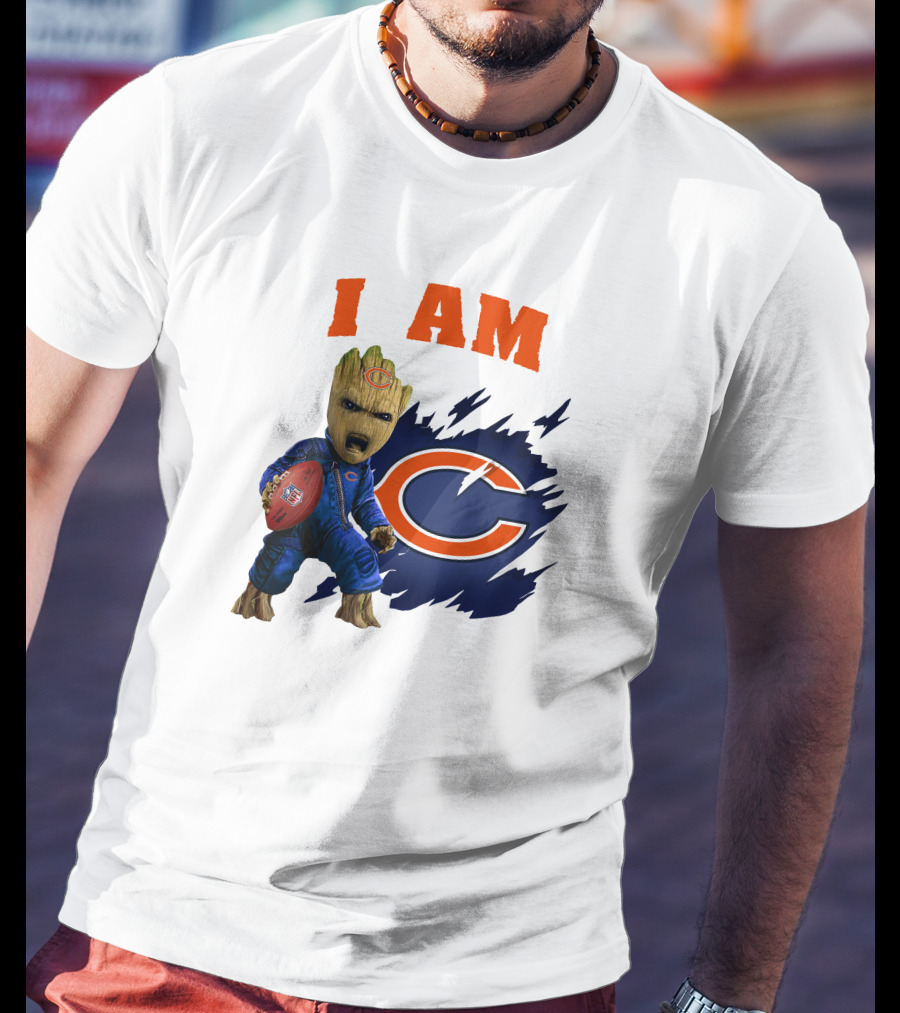 I Am Groot Chicago Bears Football C T-Shirt
