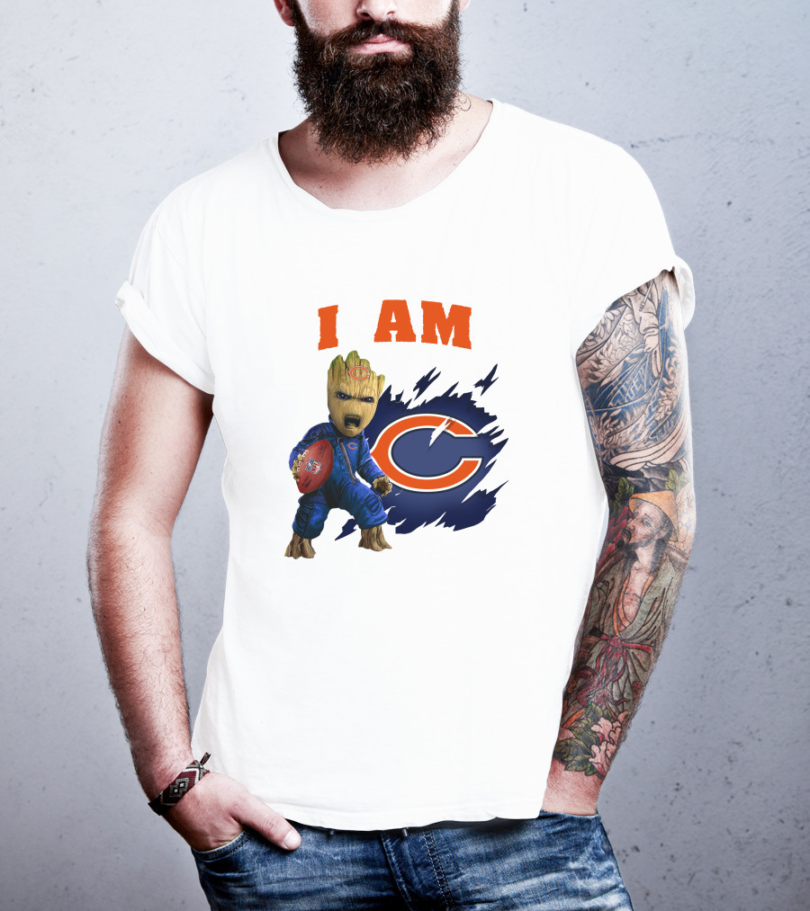 I Am Groot Chicago Bears Football C T-Shirt