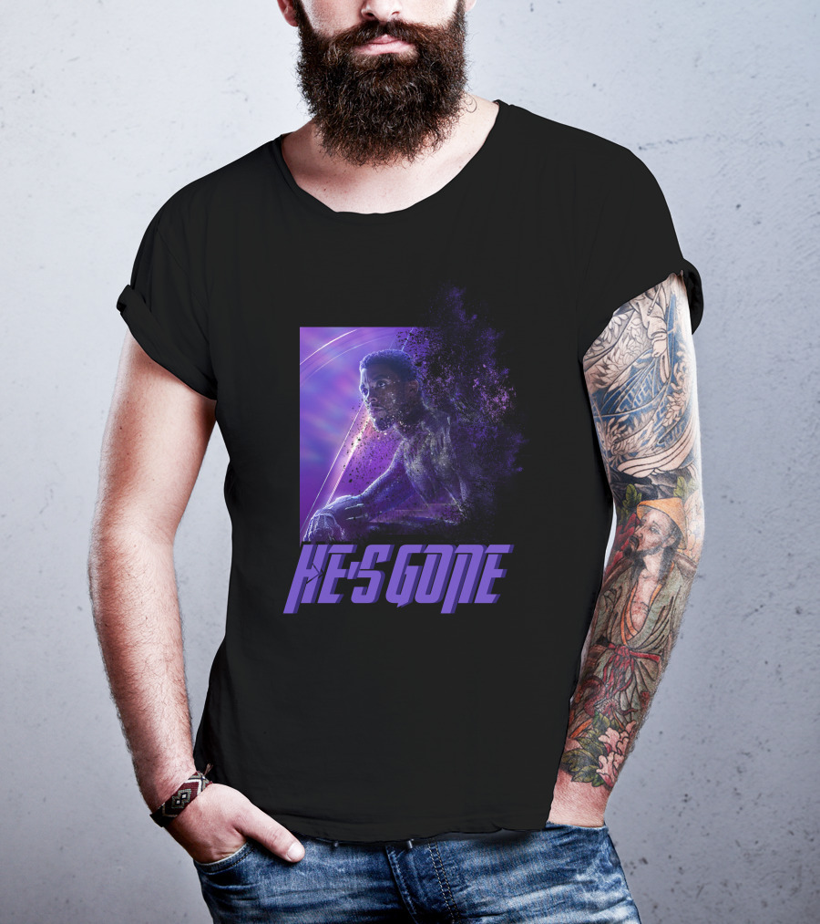 Black Panther He’s Gone Chadwick Boseman T-Shirt