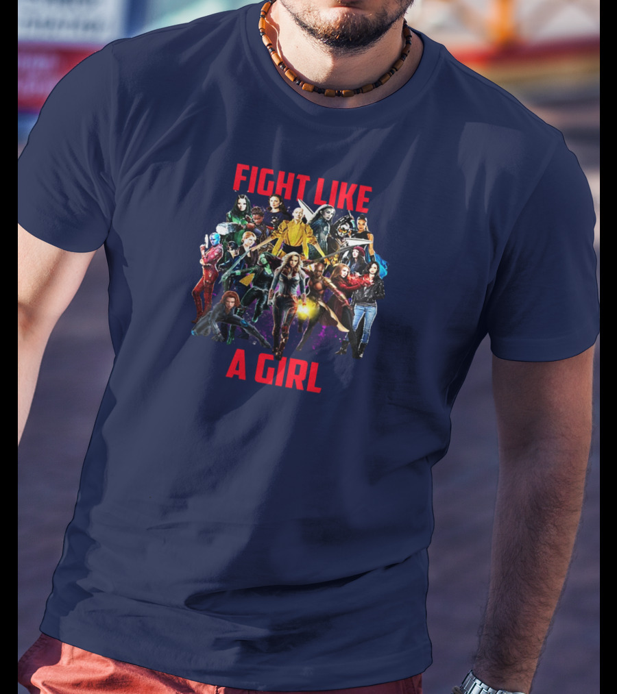 FIGHT LIKE A GIRL Marvel Heroes Empowerment Ensemble T-Shirt