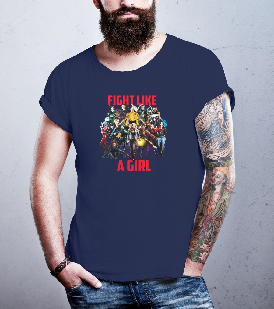 FIGHT LIKE A GIRL Marvel Heroes Empowerment Ensemble T-Shirt