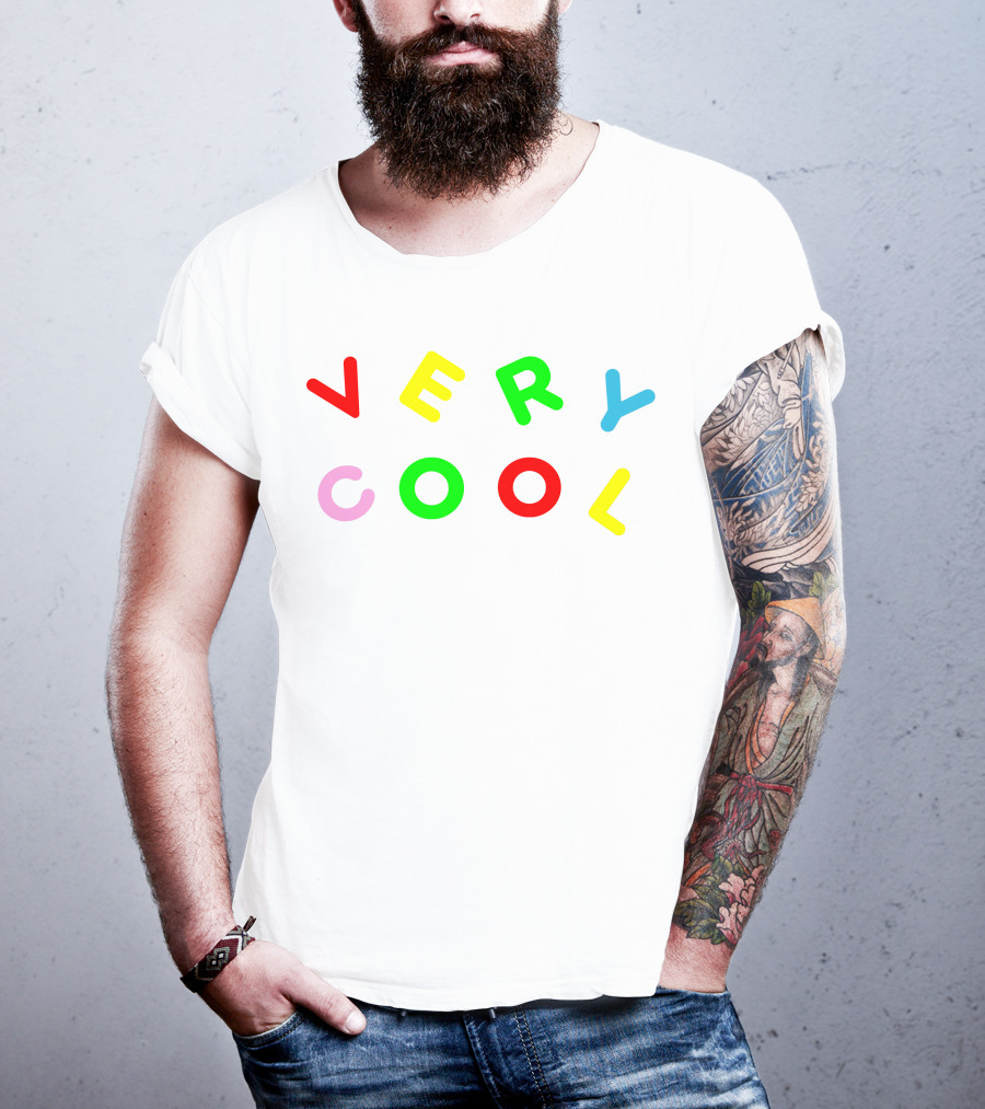 Very Cool Colorful Block Letters T-Shirt
