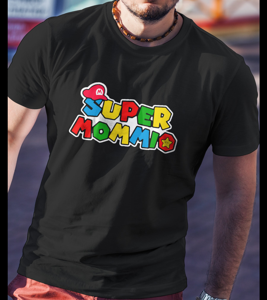 SUPER MOMMIO Mario-Inspired T-Shirt