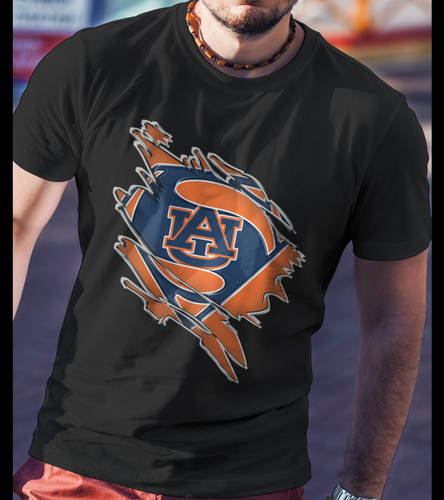 Auburn Tigers AU Superman T-Shirt