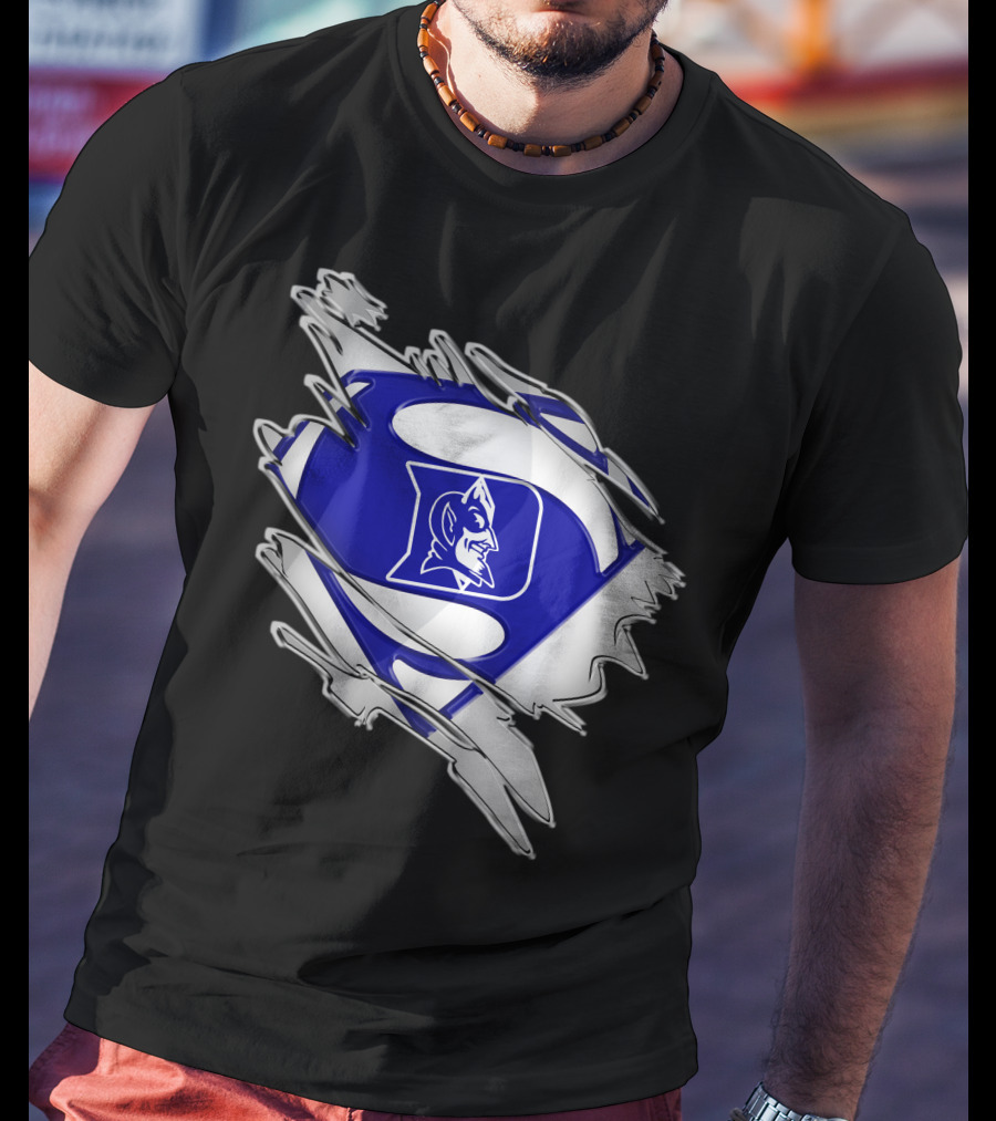Duke Blue Devils Superman Icon T-Shirt