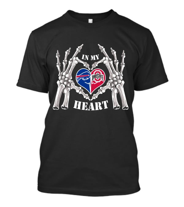Buffalo Bills Ohio State Buckeyes In My Heart T-Shirt