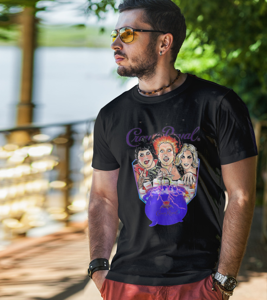 Crown Royal Halloween Hocus Pocus Witches Cauldron Magic T-Shirt
