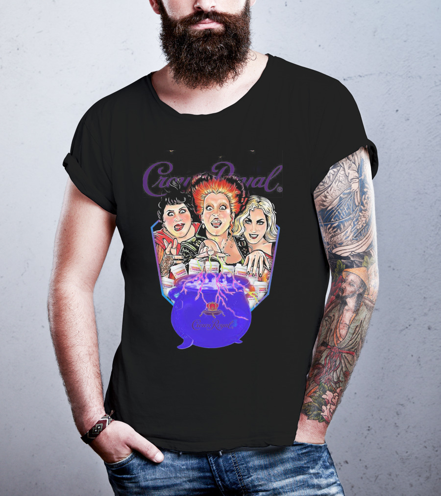 Crown Royal Halloween Hocus Pocus Witches Cauldron Magic T-Shirt