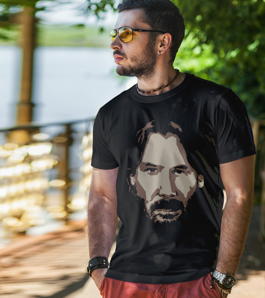 John Wick Movie Character Iconic Face T-Shirt