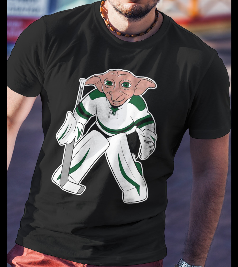 Spittin Chiclets D Goalie Hockey Creature Playing Goaltender T-Shirt