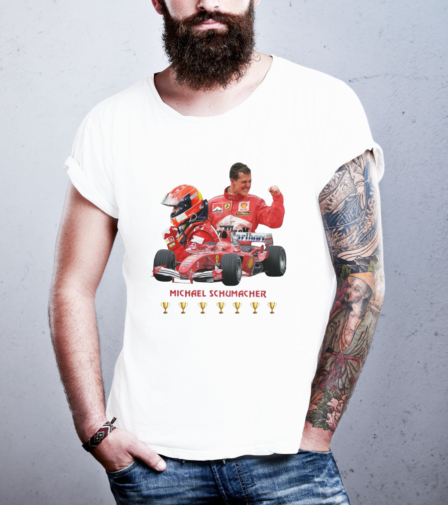 Michael Schumacher Ferrari Racing Champion Thank You For The Memories T-Shirt