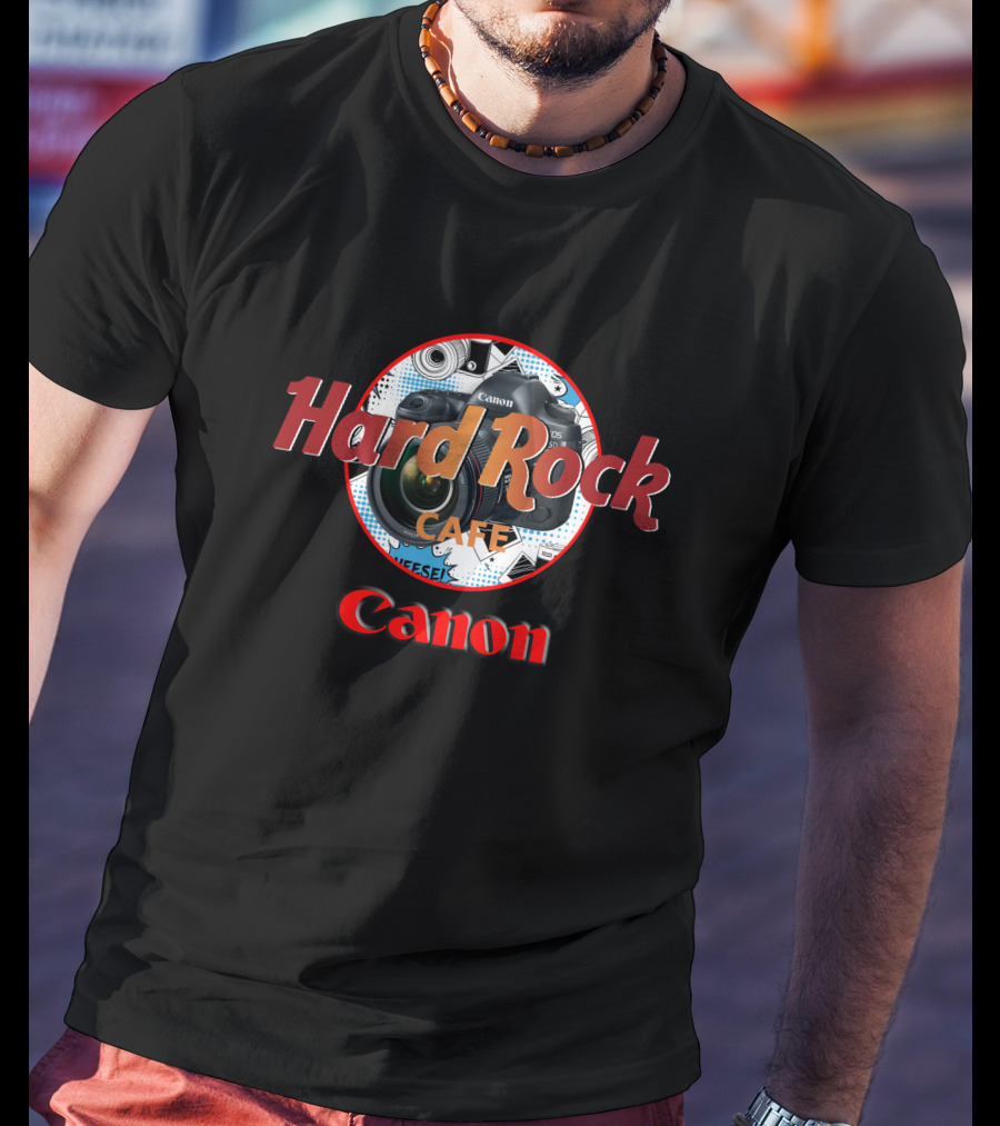 Hard Rock Café Canon Camera T-Shirt