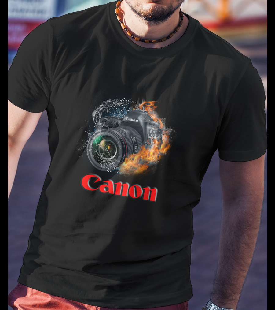 Canon EOS 5D Water And Fire T-Shirt