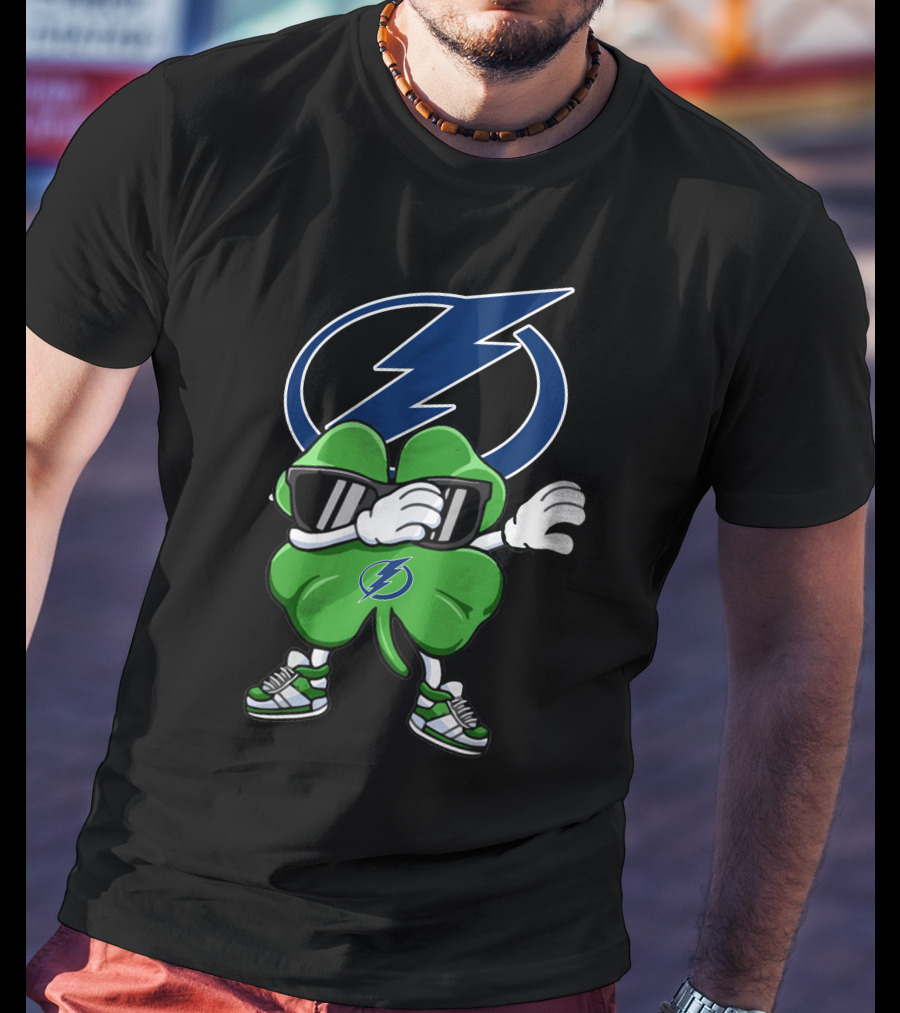Tampa Bay Lightning Dabbing Shamrock T-Shirt
