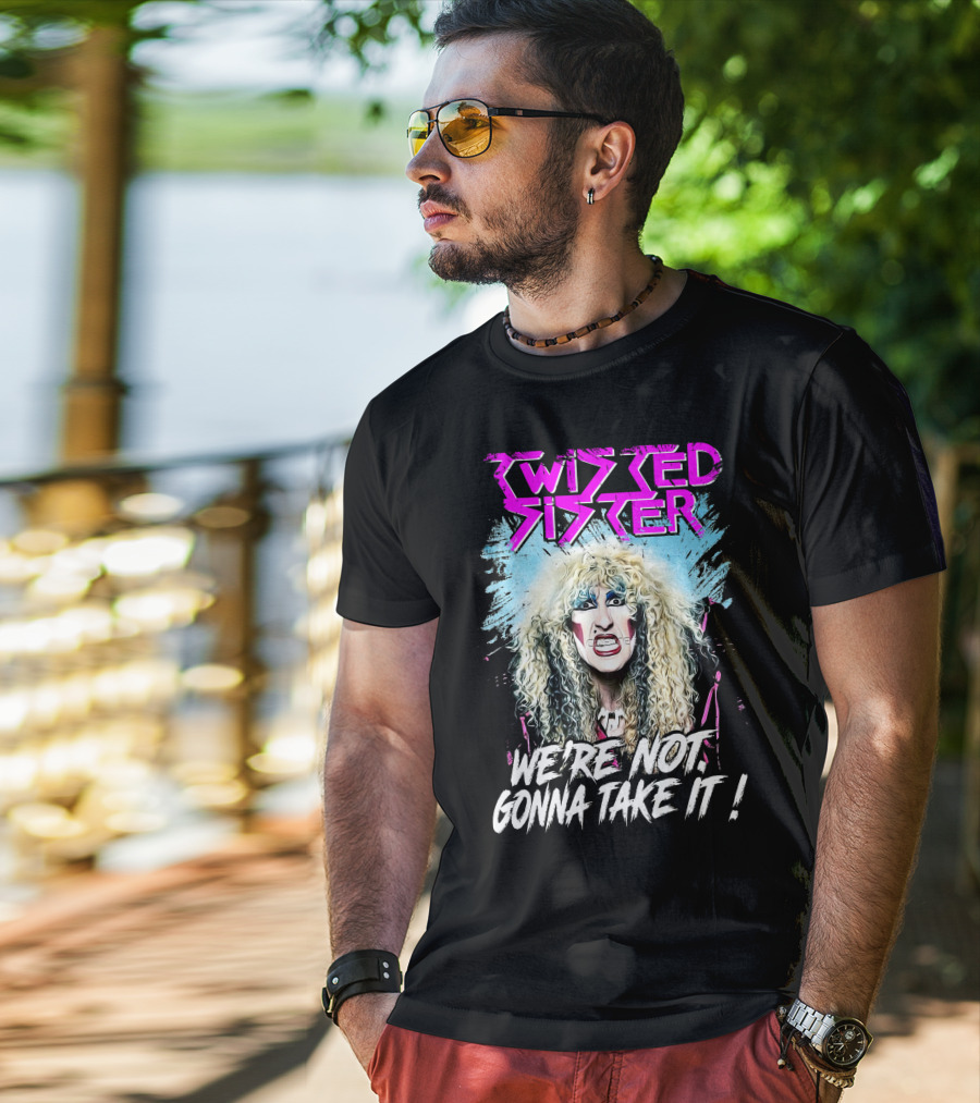 Twisted Sister We're Not Gonna Take It 80s Rock Band T-Shirt