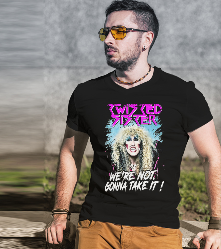 Twisted Sister We're Not Gonna Take It 80s Rock Band T-Shirt