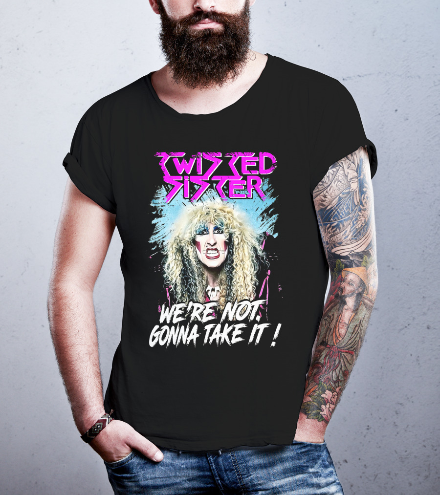 Twisted Sister We're Not Gonna Take It 80s Rock Band T-Shirt