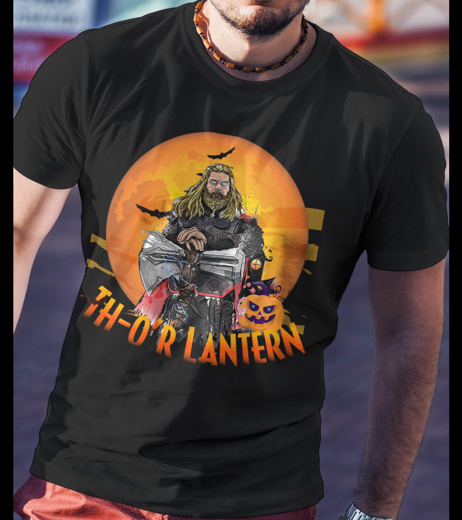 Th-o R Lantern Halloween Thor Illustration TL1409 T-Shirt