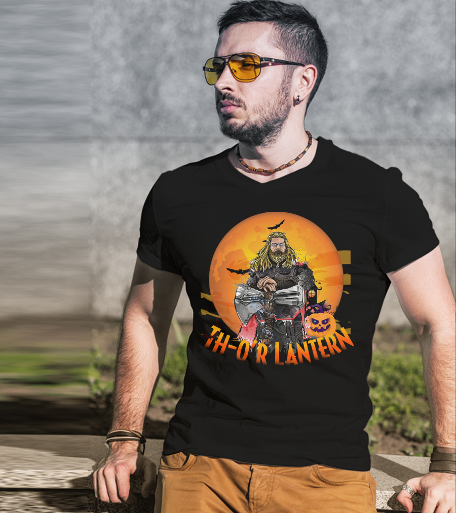 Th-o R Lantern Halloween Thor Illustration TL1409 T-Shirt