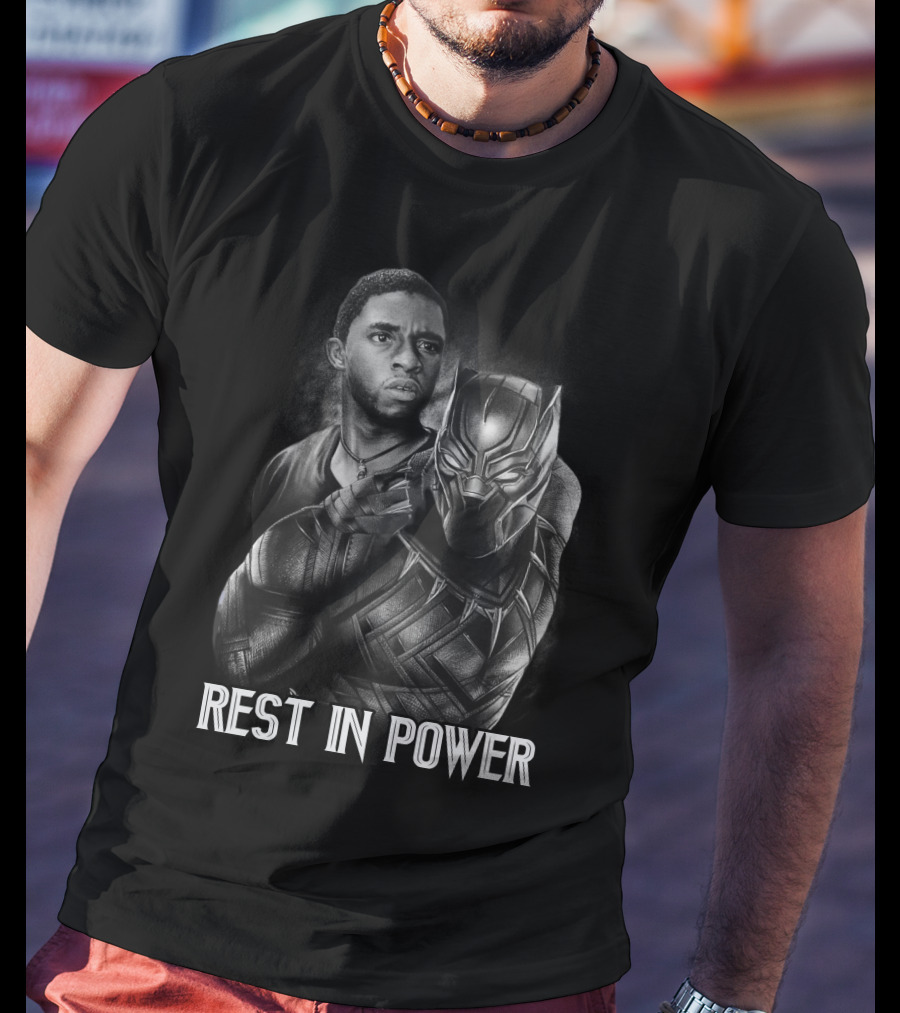 Rest IN Power Black Panther T-Shirt