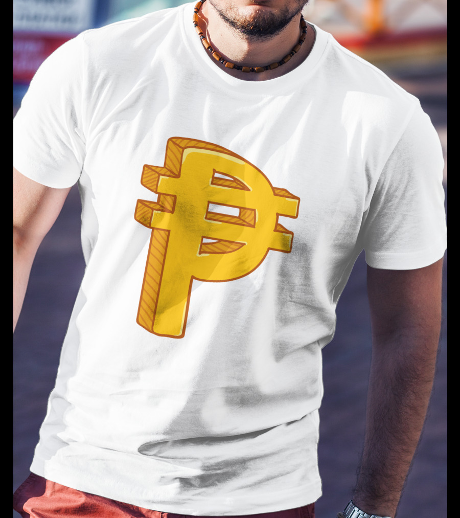 Peso Currency Symbol Philippines Gold T-Shirt