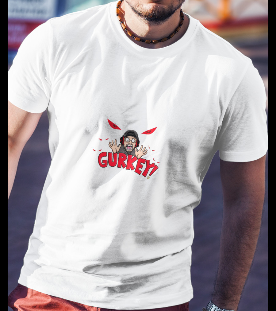 FGTEEV Gurkey Cartoon Character Red Eyes T-Shirt