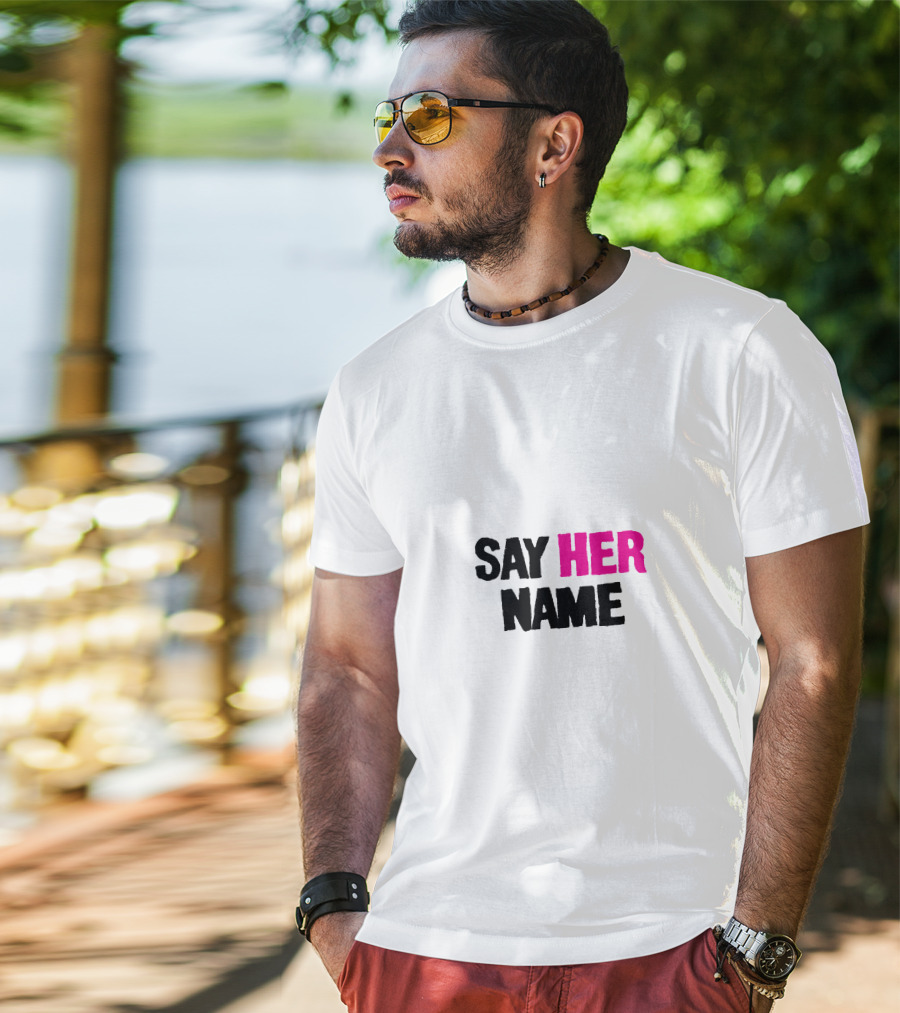 SAY HER NAME Black T-Shirt