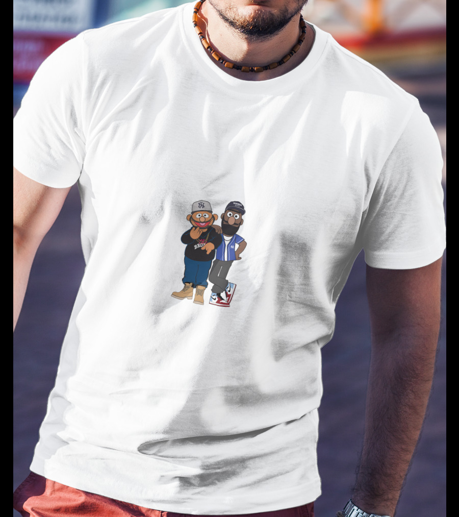 Bodega New York Yankees Inspired Streetwear Characters T-Shirt