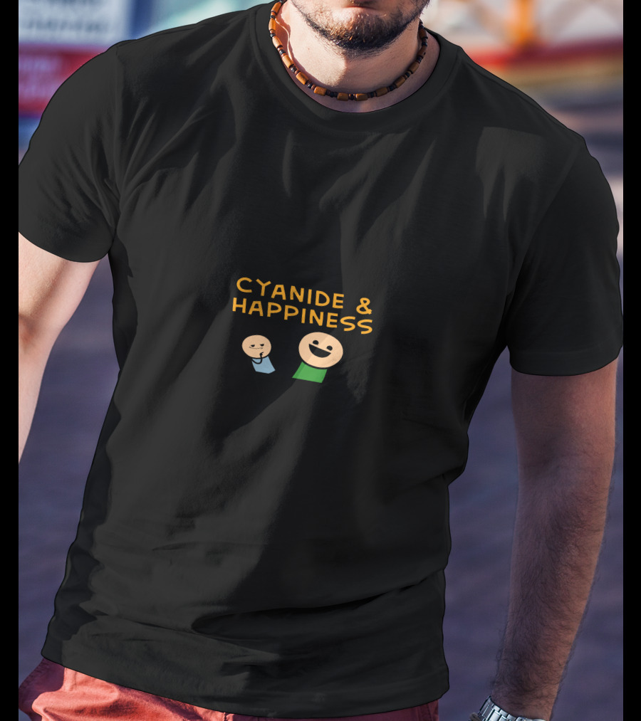 Cyanide And Happiness Comic Characters Smiling Faces T-Shirt