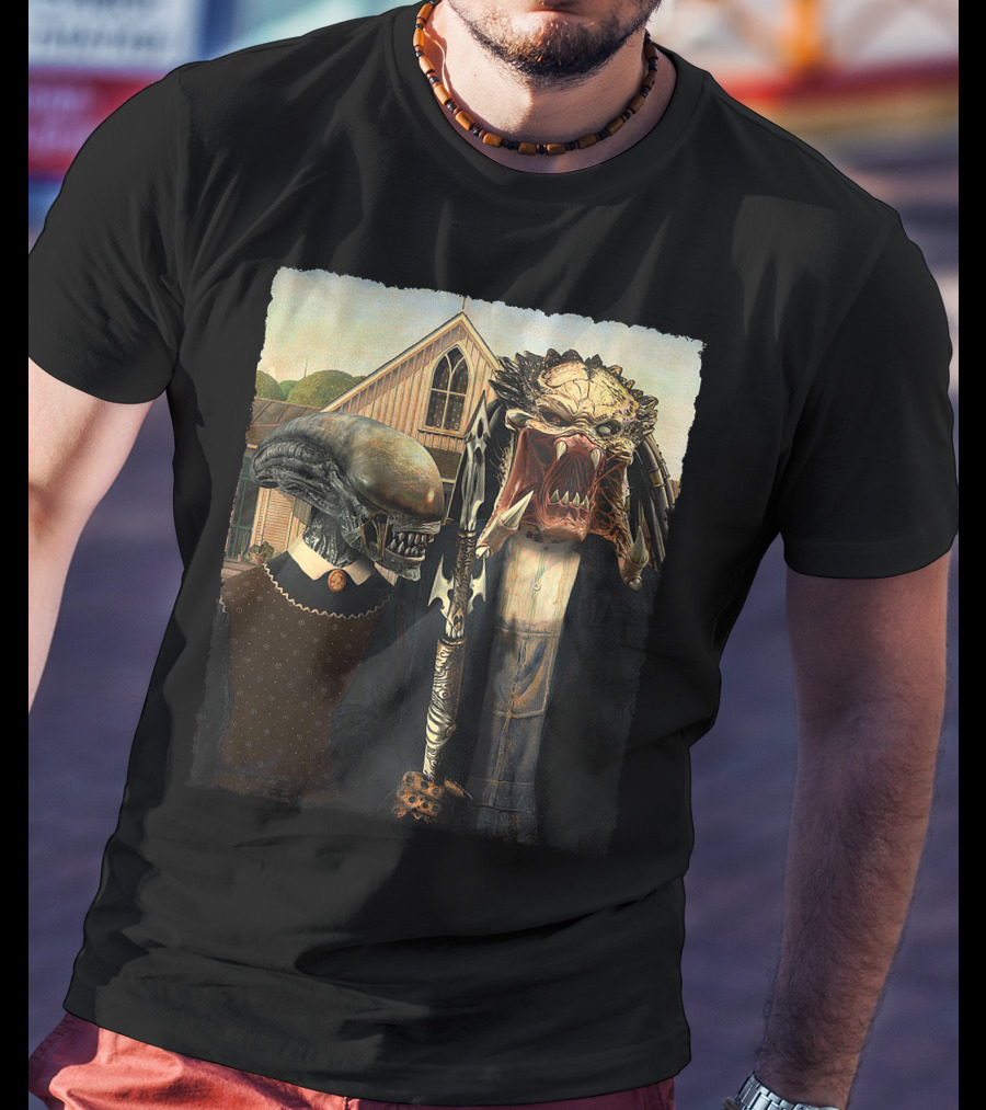 Aliens Predator Gothic T-Shirt