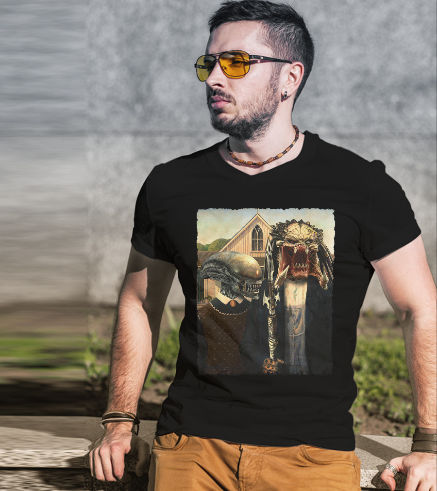 Aliens Predator Gothic T-Shirt