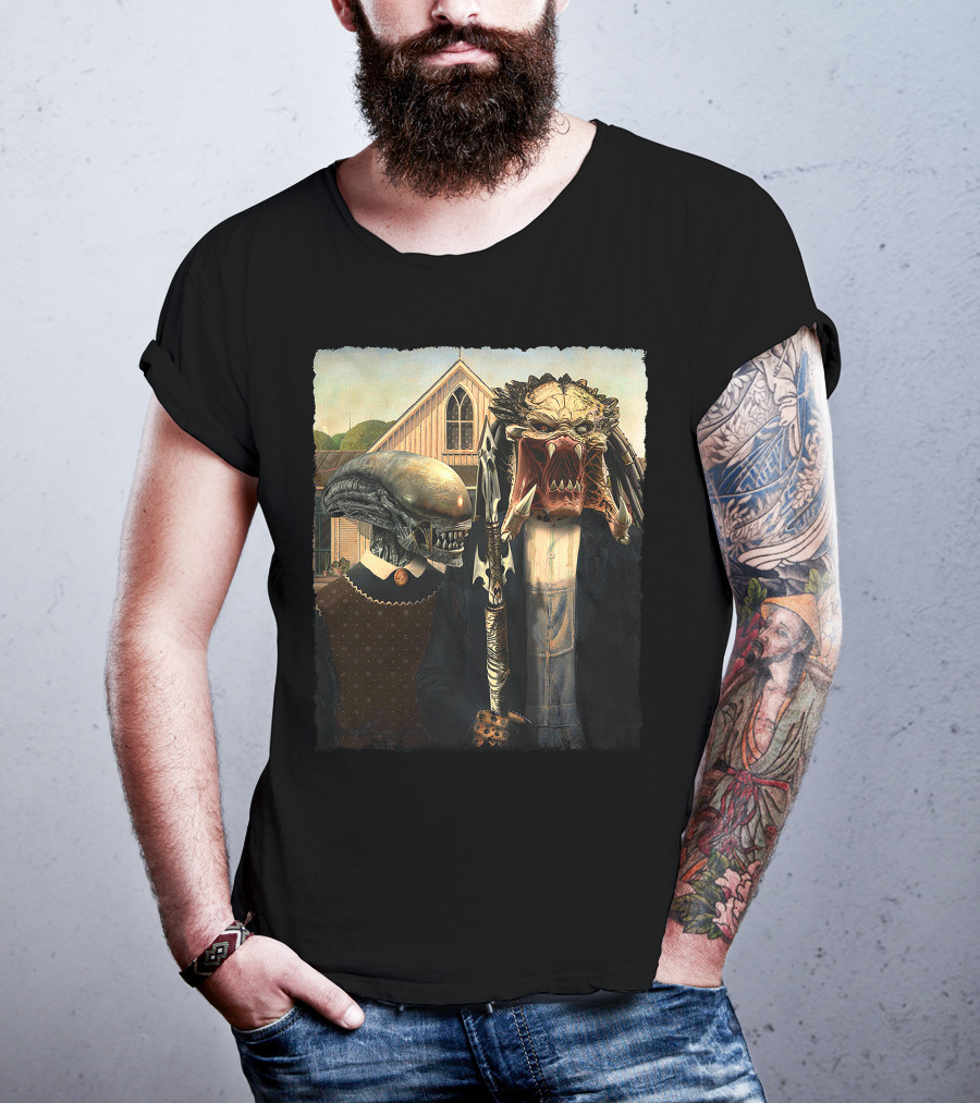 Aliens Predator Gothic T-Shirt