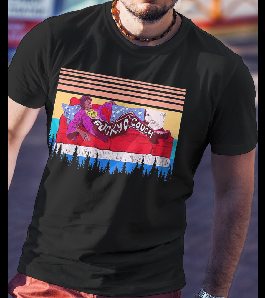 Dave Chappelle Rick James Character Illustration With Comedic Catchphrase T-Shirt