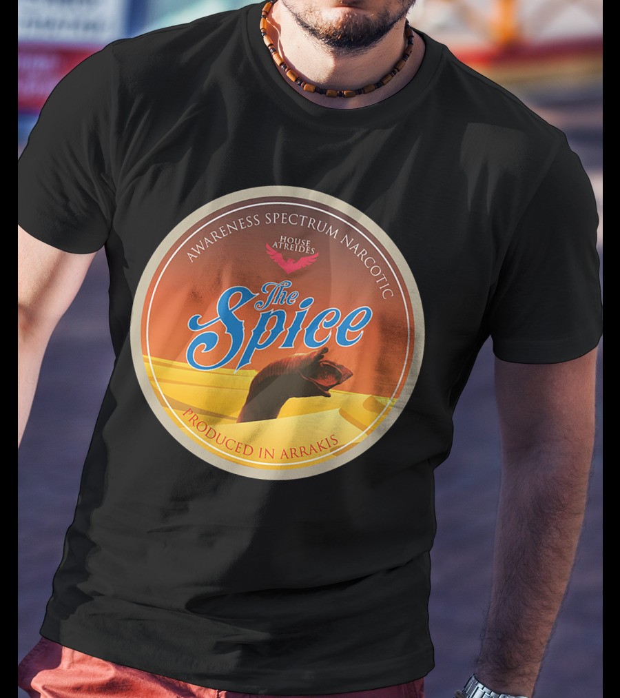 House Atreides The Spice Produced In Arrakis Awareness Spectrum Narcotic T-Shirt