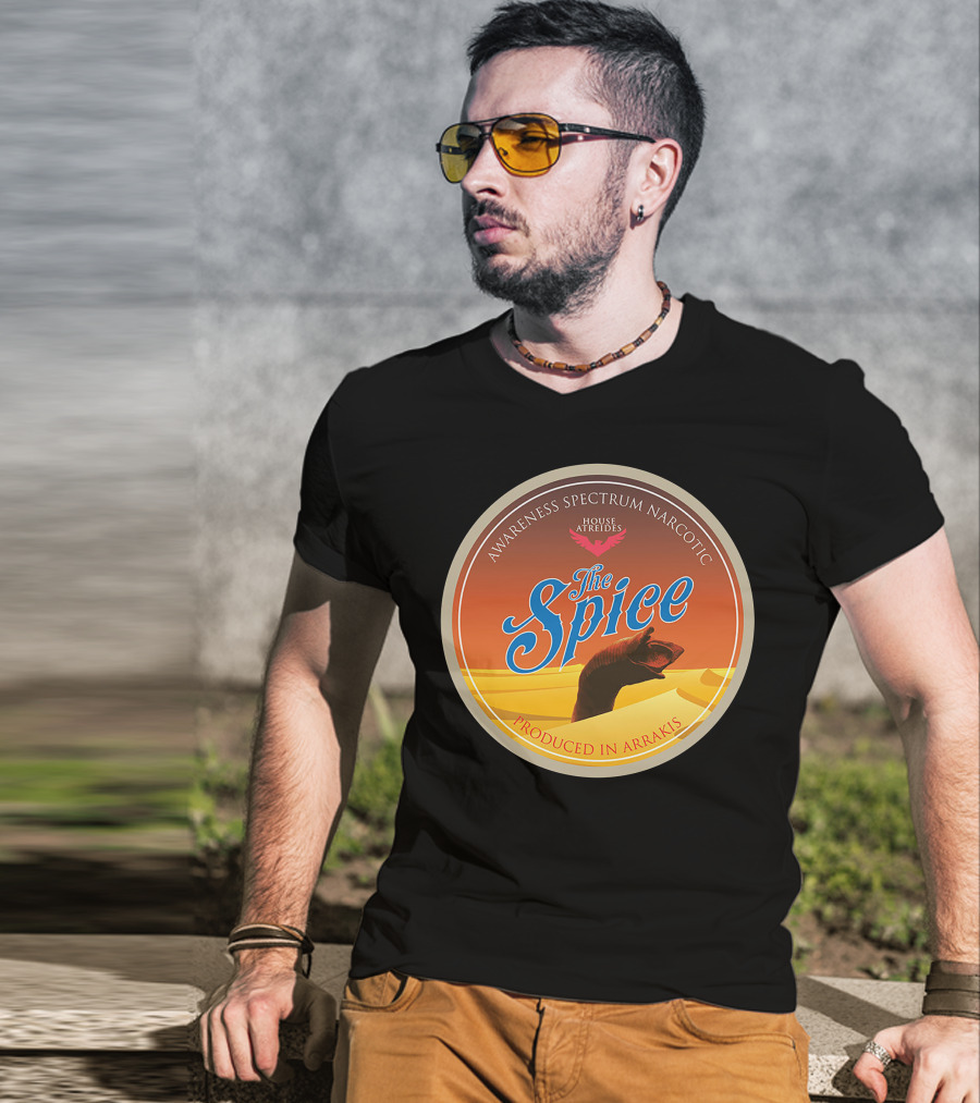 House Atreides The Spice Produced In Arrakis Awareness Spectrum Narcotic T-Shirt