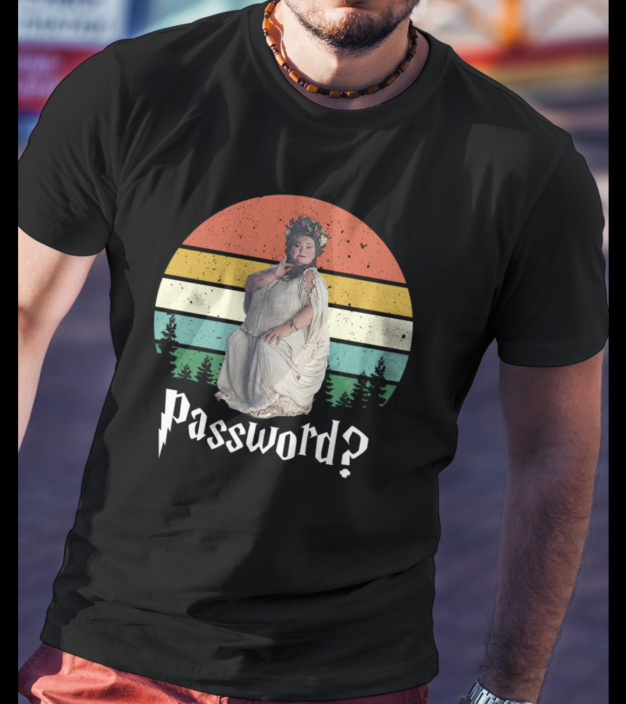 Password? Forest Sunset Greek Goddess T-Shirt