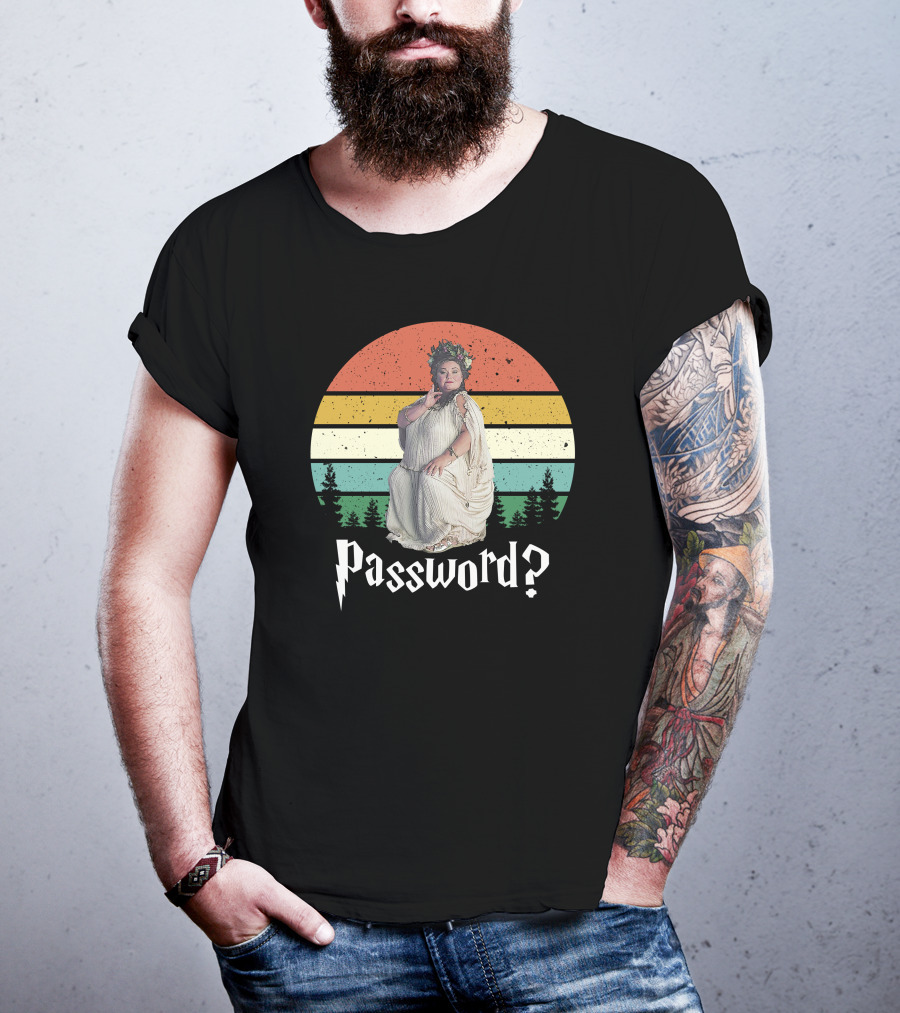 Password? Forest Sunset Greek Goddess T-Shirt