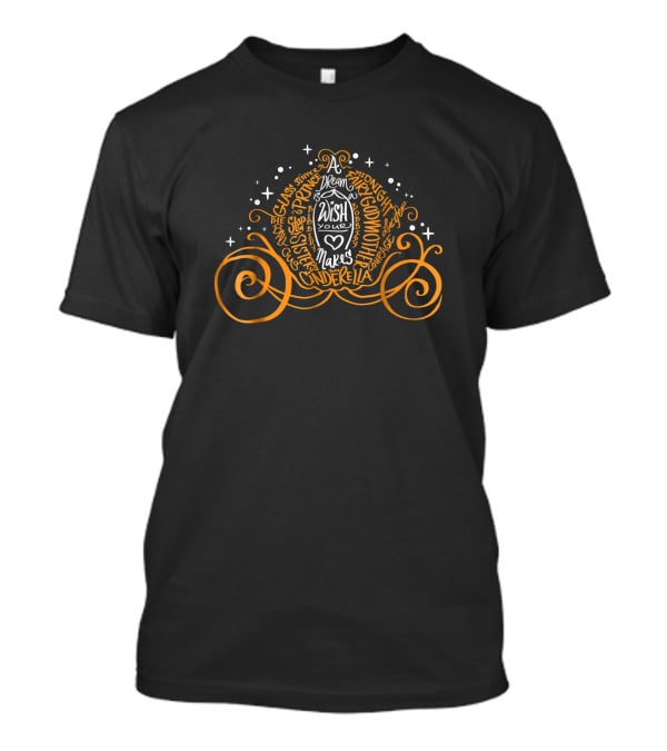 Disney Cinderella Dream Wish Pumpkin Coach T-Shirt