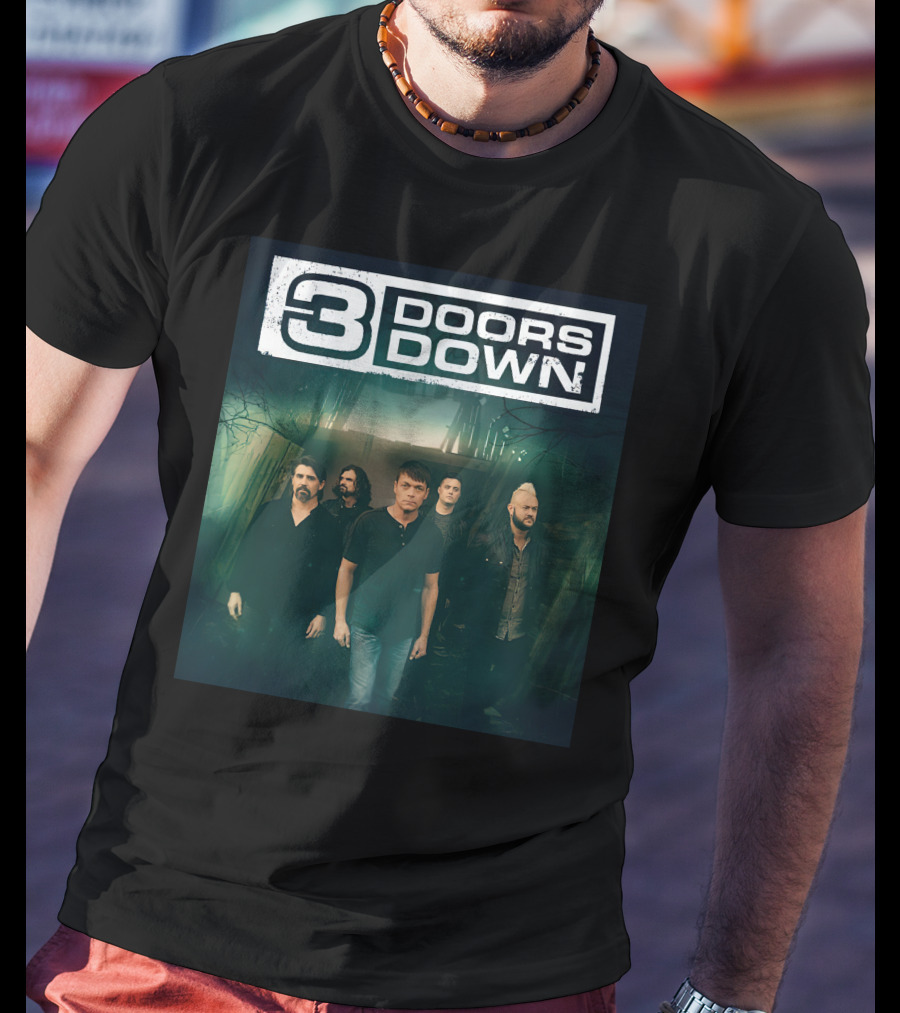 3 Doors Down Band Members Photo T-Shirt